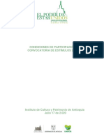 Convocatoria de Estímulos 2020 PDF