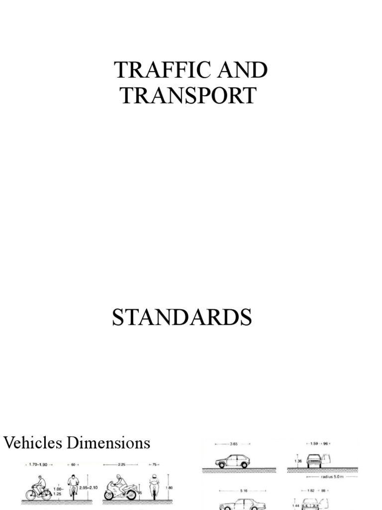 Traffic and Parking Standards Guide | PDF | Lane | Traffic