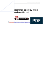 English Grammar Book by Wren and Martin PDF: Download: Download