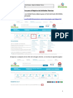 Prosedimientos para Registro de ET