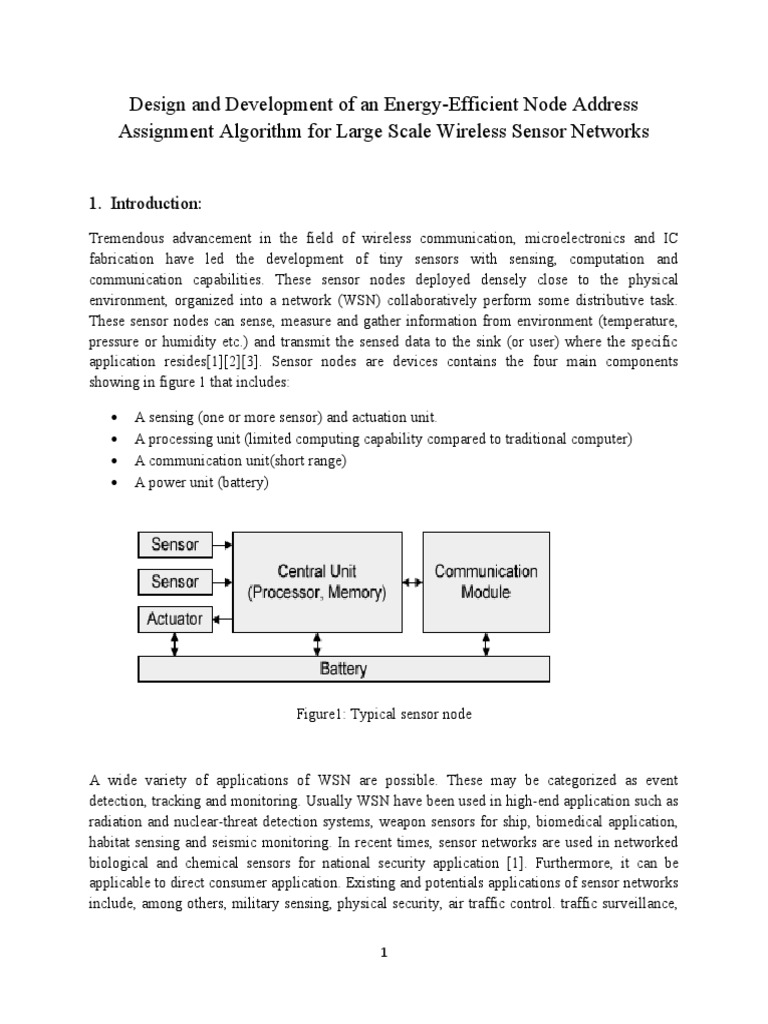 Design and Development of An Energy-Efficient Node Address Assignment ...