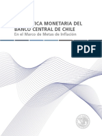 Política Monetaria BCCH Marco Metas Inflación 2020 PDF