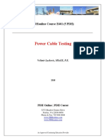 Power Cable Testing