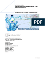Proposed Purified Water Station Business Plan: Dr. Gladys G. Rosales MA ELT