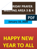 2ND Friday Prayer Meeting A3 and A4 January 10, 2020