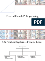 Federal Health Policy Making