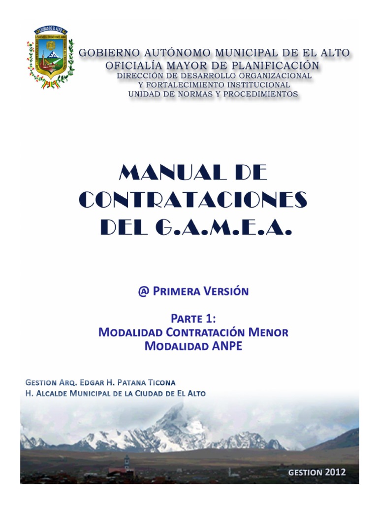 Manual de Contraciones Del GAMEA Primera-Version RM 289 | PDF ...