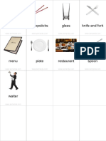 Flashcards Restaurant Pinyin PDF