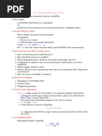 Natural Tolerance Limits: Ch. 7 Process Capability Analysis (PCA)