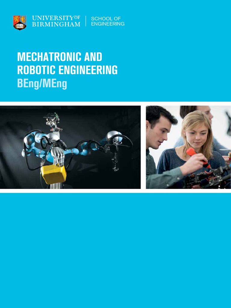 Mechatronic And Robotic Engineering Bengmeng Pdf Mechatronics