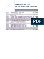 Resumen Metrado de Redes de Agua PDF