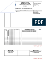 Factory Inspection and Test Procedure (MitasPole)