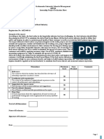 Internship Evaluation Sheet - BHTM