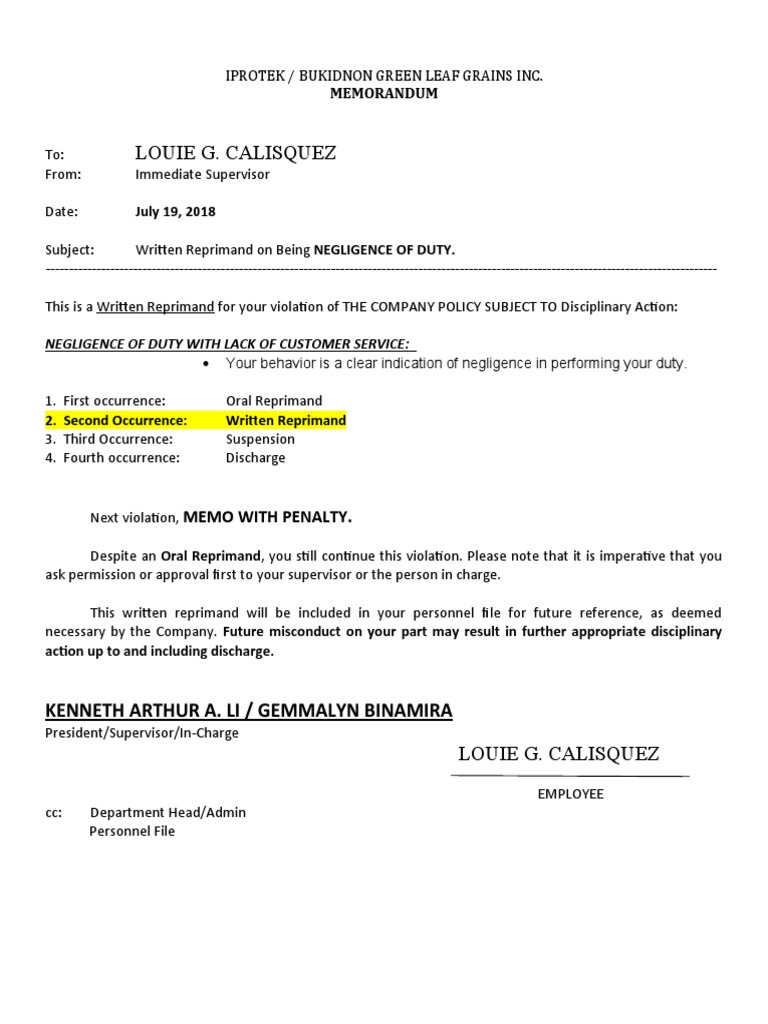 Negligence In Tagalog Examples