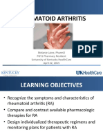 Rheumatoid Arthritis - Lecture Slides