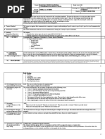 Grade 1 To 12 Daily Lesson LOG Comprehensive High School Context (First Semester)