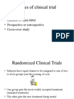 Types of clinical trials: Randomized, blinded, prospective & more