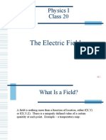Physics I Class 20: The Electric Field