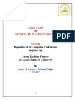 Lectures OF Digital Image Processing