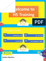 Welcome To H5 Training: © 51talk. Proprietary and Confidential