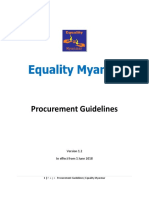 Procurement Guidelines: Version 1.2 in Effect From 1 June 2018