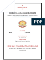 Students Management System: Shri Ram College, Muzaffarnagar