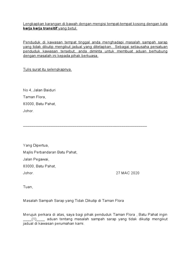 Latihan Kata Kerja Pdf