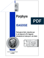 Porphyre, Alain de Libera-Isagoge - Vrin (2000) PDF