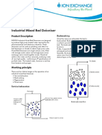 INDION Industrial mixed bed deioniser