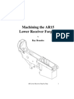 AR 15 Lower Receiver Step by Step - Machining