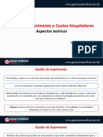 Aula 11 - Gestão de Suprimento e Custos Hospitalares - Aspectos teóricos