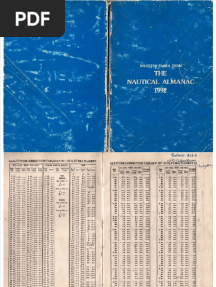 Nautical Almanac 1992