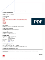 Safety Data Sheet: in Compliance With OSHA Hazard Communication Standard (29 CFR 1910.1200)