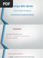 Processos de formação de palavras