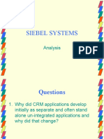 Siebel Analysis