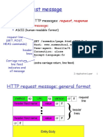 Two Types of HTTP Messages:: Request Response