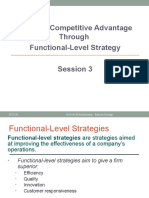 Building Competitive Advantage Through Functional-Level Strategy Session 3