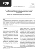 Download Development and Application of Spalart-Allmaras One Equation Turbulence Model to Three-dimensional Supersonic Complex Configurations by tinhtt2001 SN46990909 doc pdf