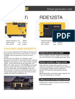 RDE6500Ti Rde12Sta: Diesel Generator Sets