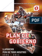 Plan de Gobierno de Ollanta Humala