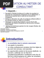 Initiation au métier de consultant