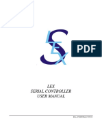 LEX Serial Controller User Manual: Doc. F0269 Rel.5 04/10