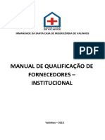 Manual Qualificacao de Fornecedor SCV