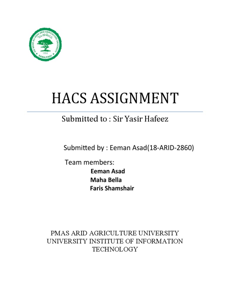HACS Website Development Report | PDF