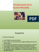 La Biotecnología en El Derecho Peruano