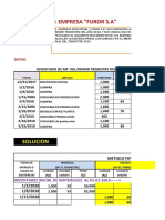 Caso Practico: Empresa "Furor S.A": Solucion