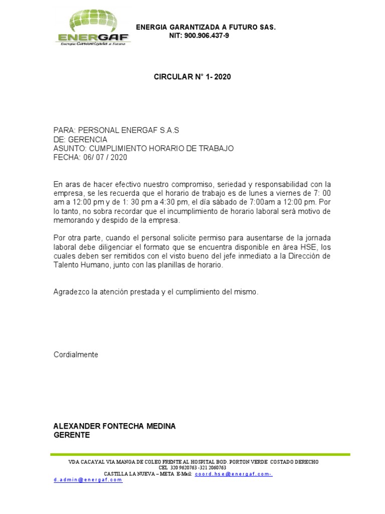 CIRCULAR | PDF