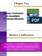 Chapter Two: Business Combinations & Consolidation of Financial Information