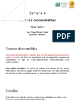 Uniones desmontables: tornillos, tuercas y pasadores