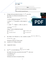 Novo Espaço 12 - Proposta de teste